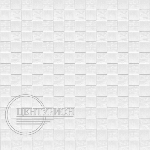 Фото. Панель "Мозаика белая" 700х700х7 мм. Строй-Отделка